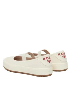 Roxy Tenisówki CWBEOB-HRY25626-1 Écru
