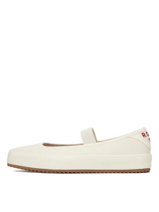 Roxy Tenisówki CWBEOB-HRY25626-1 Écru