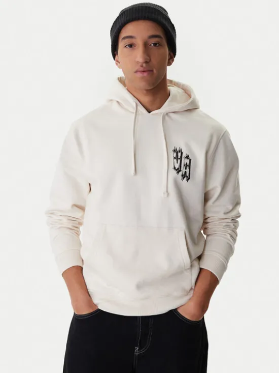 RVCA Bluza All Seeing Hoodie EVYSF00133 Beżowy Regular Fit
