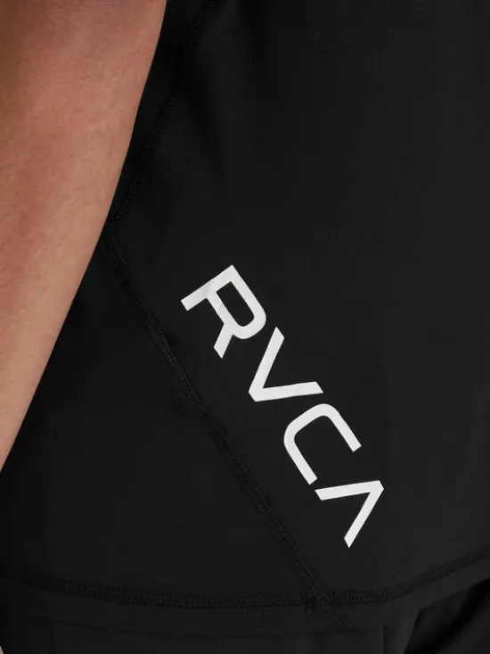 RVCA Koszulka techniczna Sport Vent 23MS013505 Czarny Performance Fit