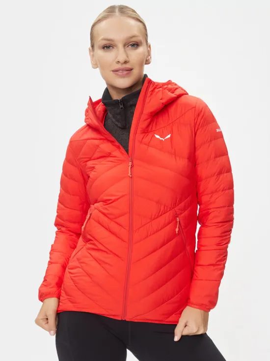 Salewa Kurtka puchowa Brenta 27884 Czerwony Regular Fit