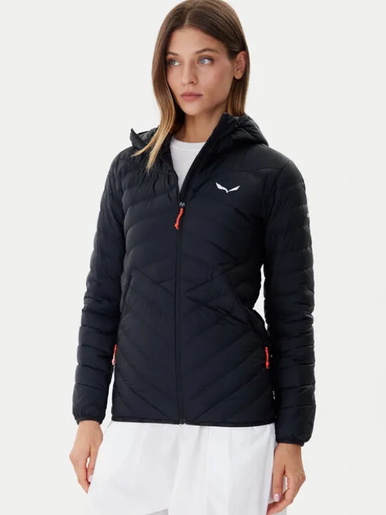 Salewa Kurtka puchowa W Brenda 27884 Czarny Regular Fit
