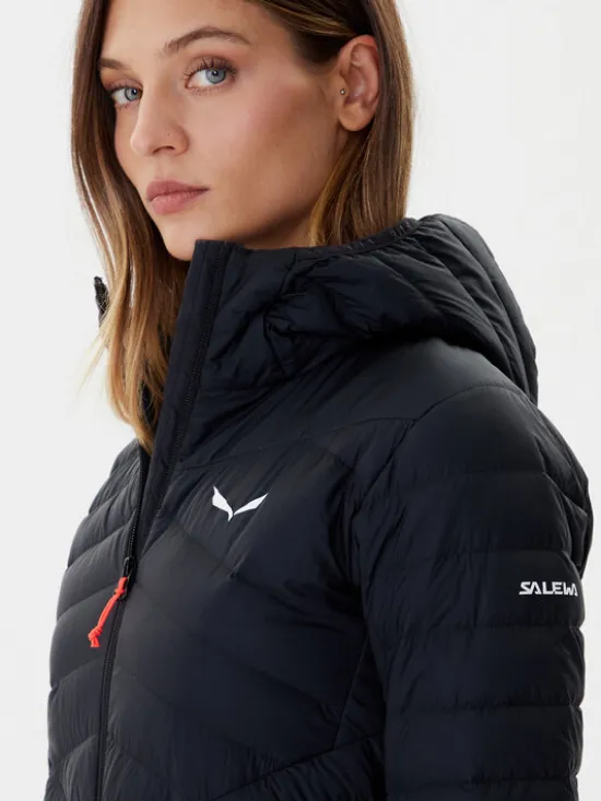 Salewa Kurtka puchowa W Brenda 27884 Czarny Regular Fit