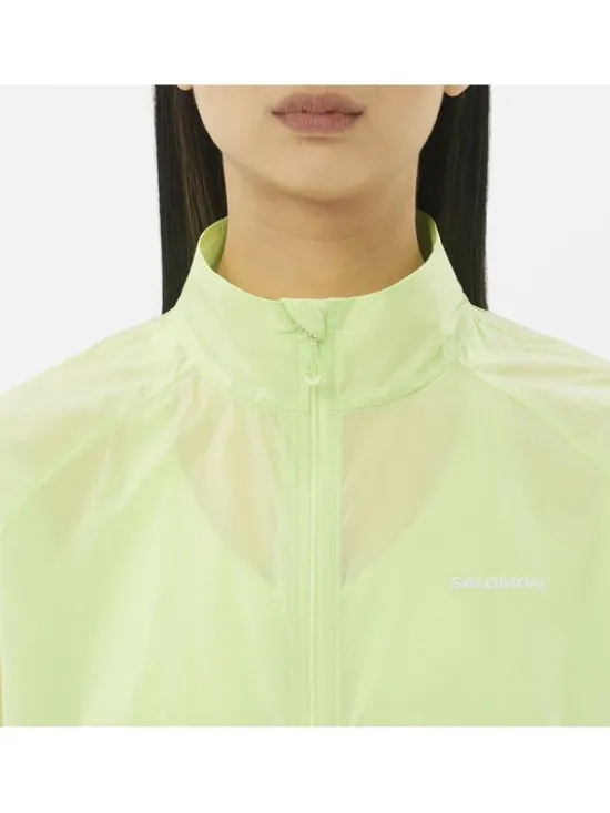 Salomon Kurtka outdoor SHAKEout FLY JKT Zielony jasny Regular Fit
