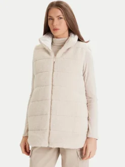 Save The Duck Bezrękawnik D82512W BUBU21 Beżowy Regular Fit