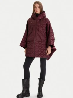 Save The Duck Kurtka przejściowa D42465W JADE21 Bordowy Relaxed Fit