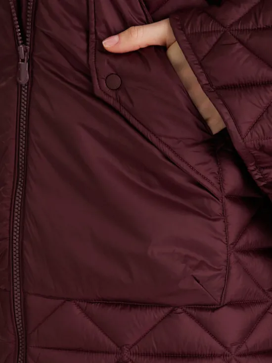 Save The Duck Kurtka przejściowa D42465W JADE21 Bordowy Relaxed Fit
