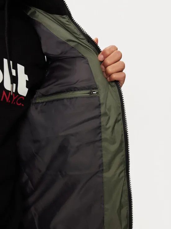 Schott NYC Kamizelka UTAHV Zielony Regular Fit