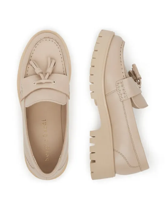 Sergio Bardi Loafersy ARC-F1091-05SB Beżowy