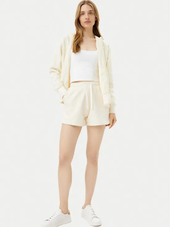Silvian Heach Szorty sportowe Steffi GPP25115SH Écru Regular Fit