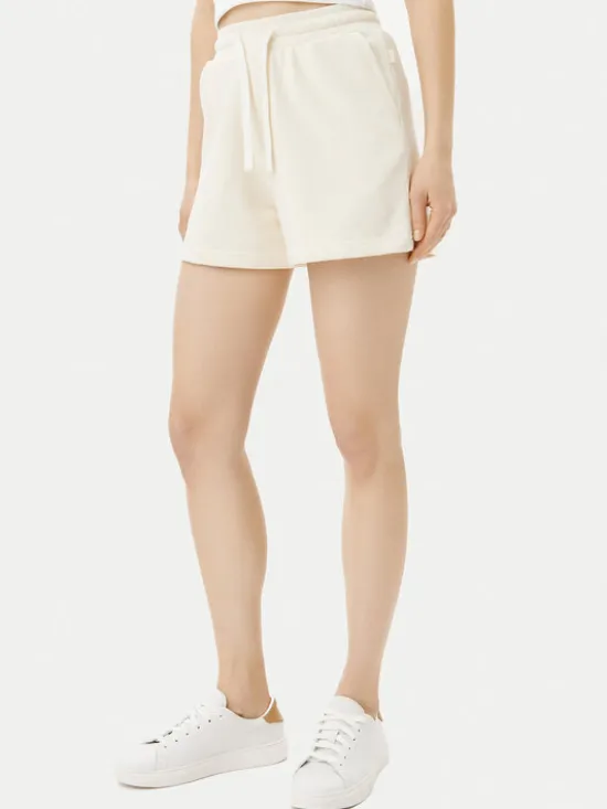 Silvian Heach Szorty sportowe Steffi GPP25115SH Écru Regular Fit