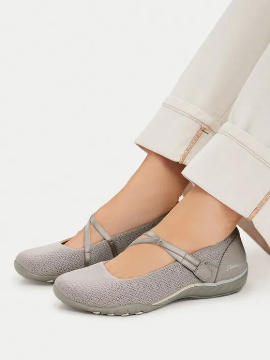 Skechers Baleriny 100771/TPE Szary
