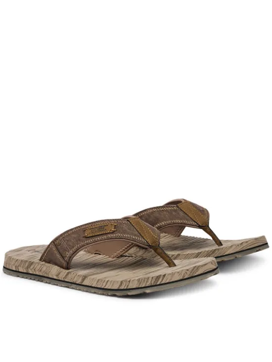 Skechers Japonki Quill - Seaside 205719/BRN Brązowy