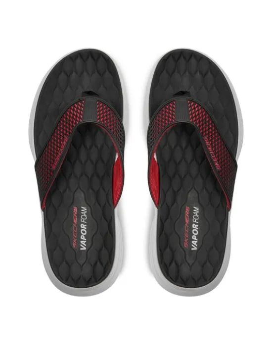 Skechers Japonki Vapor Foam Sandal 232894/BKRD Czarny