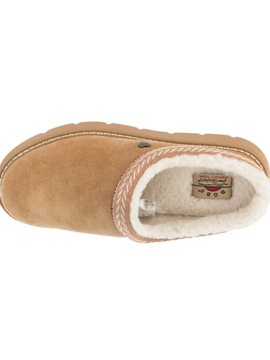 Skechers Kapcie BOBS Keepsakes Lite - Fuzzy Dreams Brązowy