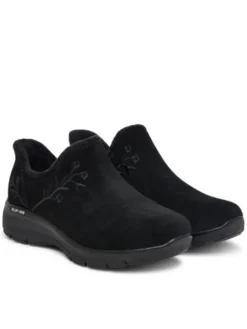 Skechers Półbuty Easy Going - Floral Moment 169157 Czarny