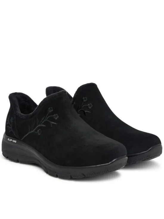 Skechers Półbuty Easy Going - Floral Moment 169157 Czarny