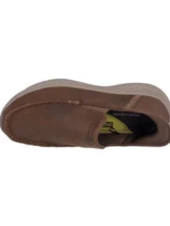 Skechers Półbuty Slip-Ins Parson - Oswin Brązowy