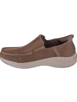 Skechers Półbuty Slip-Ins Parson - Oswin Brązowy