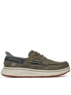 Skechers Półbuty Slip-ins Relaxed Fit: Troutt - Davey 205599/GRY Szary