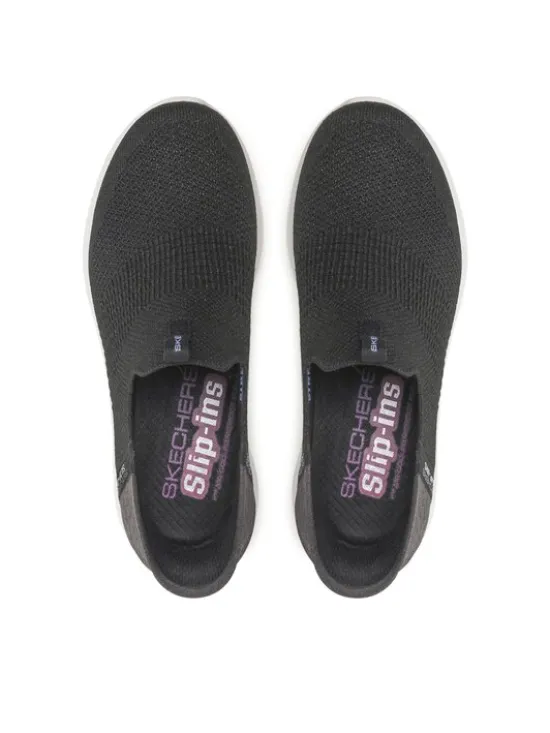 Skechers Półbuty Smooth Step 149709/BLK Czarny