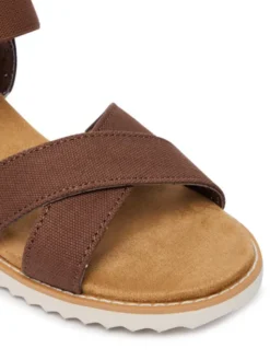 Skechers Sandały BOBS Desert Kiss - Golden Lily 114418/CHOC Brązowy