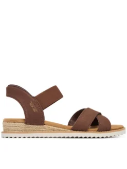 Skechers Sandały BOBS Desert Kiss - Golden Lily 114418/CHOC Brązowy