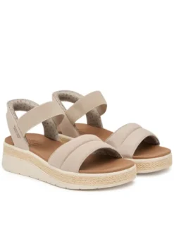 Skechers Sandały BOBS Sun Ray 114413/TPE Beżowy