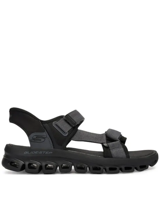 Skechers Sandały Glide Step Sandal 233382/BBK Czarny
