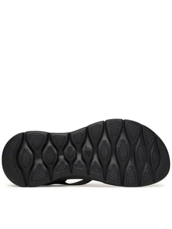 Skechers Sandały Go Walk Flex Sandal - Glimmer 141489/BBK Czarny
