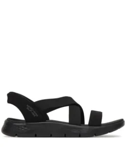 Skechers Sandały Go Walk Flex Sandal - Glimmer 141489/BBK Czarny