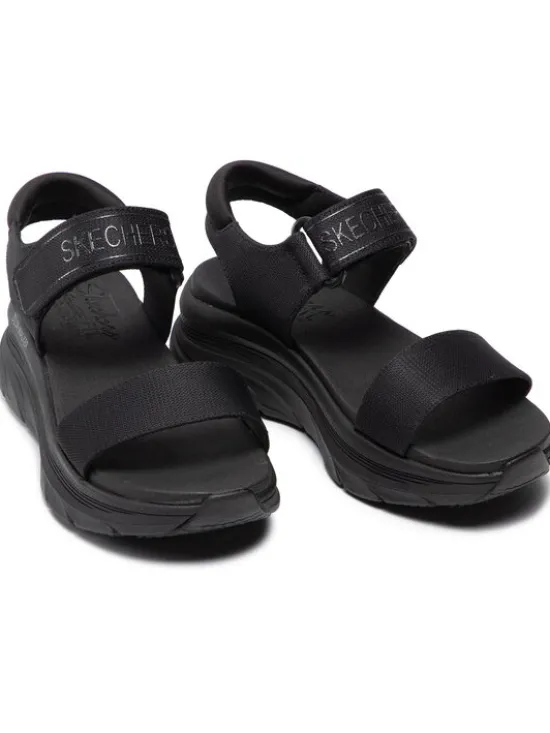 Skechers Sandały New Block 119226/BBK Czarny