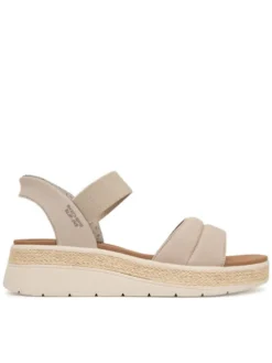 Skechers Sandały Skechers Slip-Ins: BOBS Sun Ray Beżowy