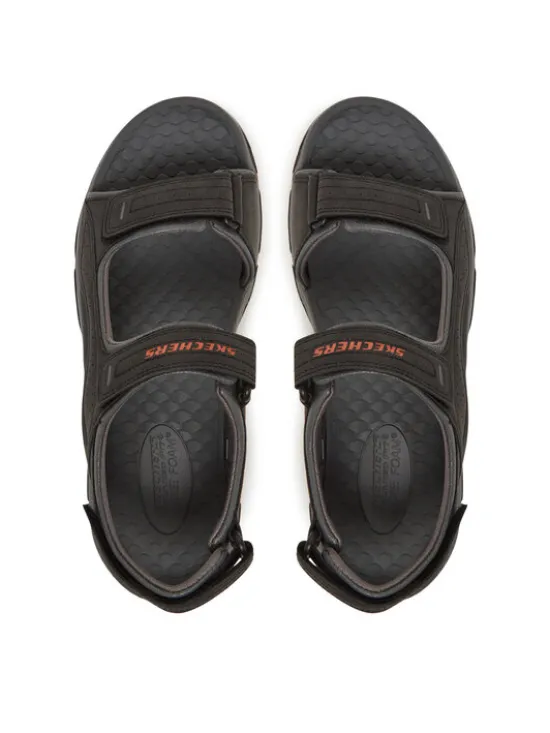 Skechers Sandały Tresmen-Garo 204105/BLK Czarny