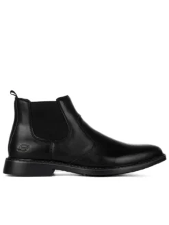 Skechers Sztyblety 66406-BLK Czarny
