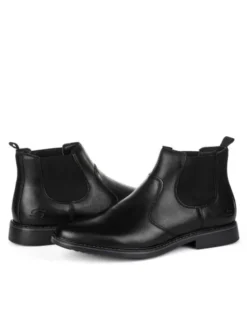 Skechers Sztyblety 66406-BLK Czarny