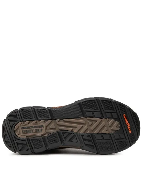 Skechers Trzewiki Respected Boswell 204454/CDB Brązowy