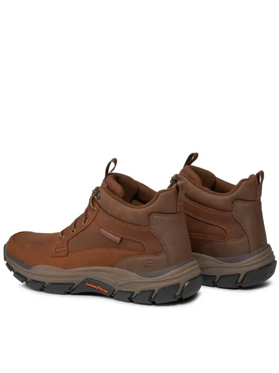 Skechers Trzewiki Respected Boswell 204454/CDB Brązowy