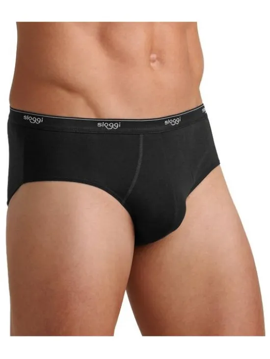 Sloggi Slipy Sloggi Men 0004|Sloggi Men Basic Czarny