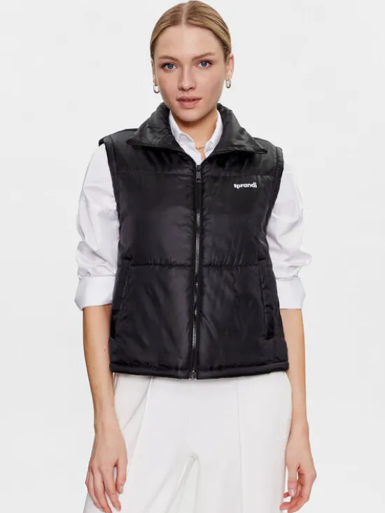 Sprandi Bezrękawnik SP3-KAD003 Czarny Regular Fit