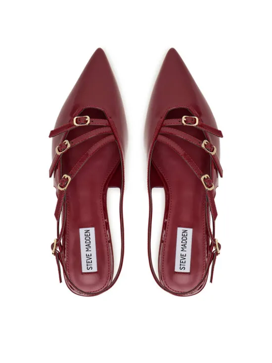 Steve Madden Baleriny Cianna SM11003709 Bordowy