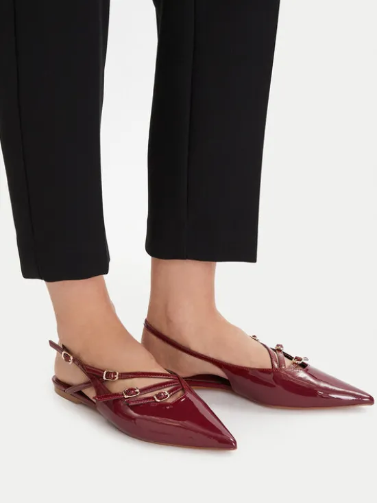Steve Madden Baleriny Cianna SM11003709 Bordowy