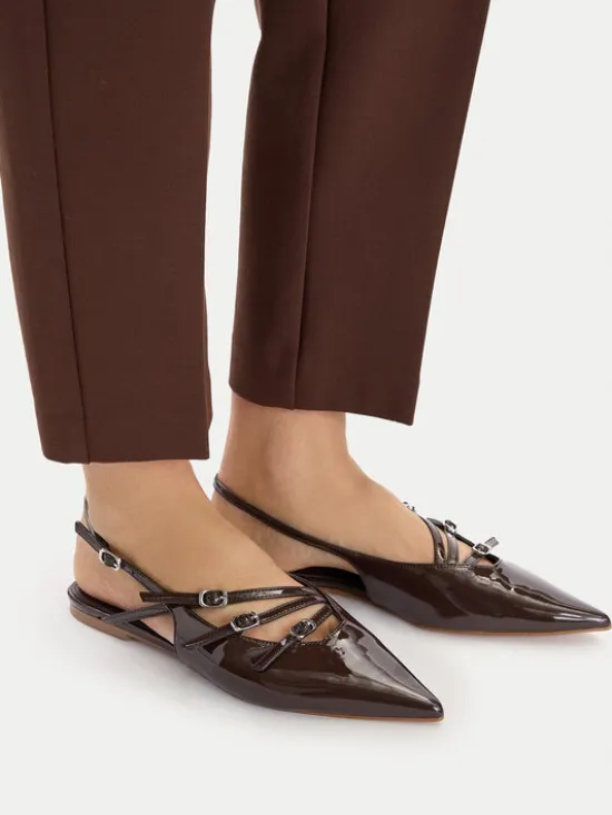 Steve Madden Baleriny Cianna SM11003709 Brązowy