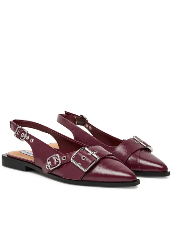 Steve Madden Baleriny SM11003901 Bordowy