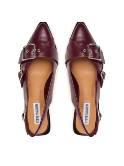 Steve Madden Baleriny SM11003901 Bordowy