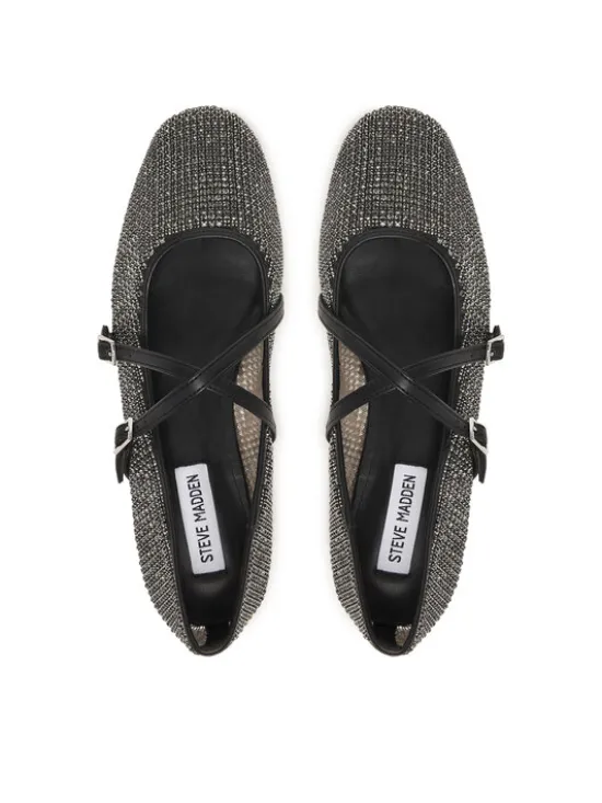 Steve Madden Baleriny Watchlist 11005277 Czarny