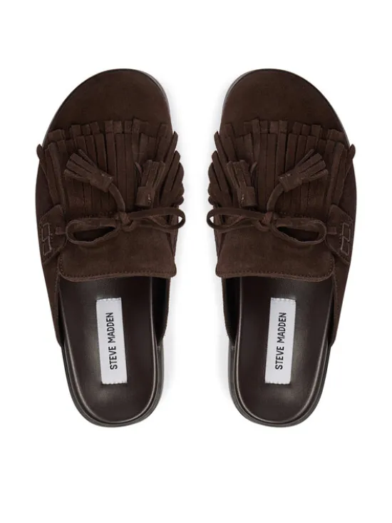 Steve Madden Klapki Maurea 11005586 Brązowy