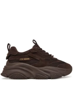 Steve Madden Sneakersy 11004652 Brązowy ciemny
