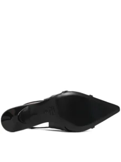 Stuart Weitzman Czółenka Georgie Slingback 50 SM977 Czarny