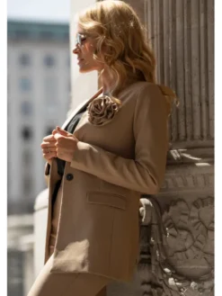 Stylove Marynarka S370 Beżowy Ladies Fit